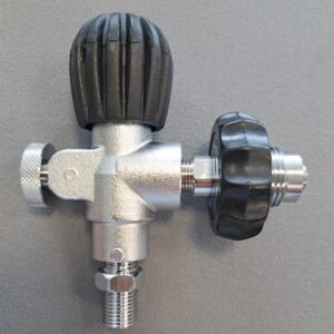 FILLING CONNECTOR WITH EXHAUSTING VALVE 232BAR DIN - 1/4