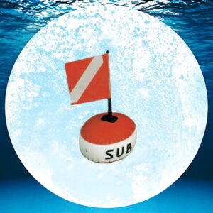 SIGNALING BUOY WITH FLAG - BAYONET FI 30CM