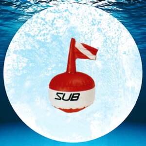 SIGNALING BUOY TALL WITH FLAG FI 38CM H20CM