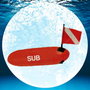 SIGNALING BUOY (TORPEDO) WITH FLAG - BAYONET