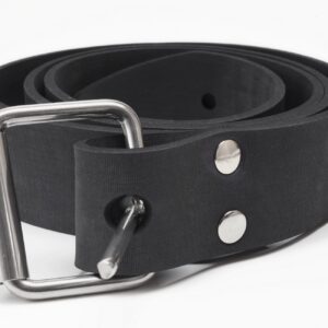 RUBBER BELT MARSEILLE STAINLESS STEEL BUCKLE