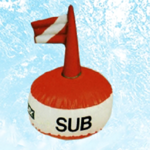 SIGNALING BUOY WITH FLAG CLASSIC FI 38CM