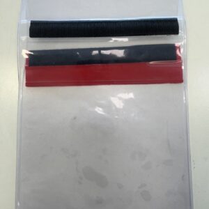 WATER RESISTANT TRANSPARENT BAG 17X17CM