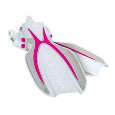 FINS MANTA RAY PINK WHITE