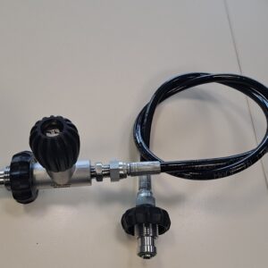 TRANSFER HOSE 300BAR 100CM DIN/DIN + PURGE