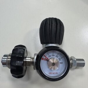 VALVE FOR FLOW AND MANOMETER DIN 300BAR 1/4