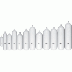 STEEL CYLINDER 15L 230bar - WITHOUT VALVE AND BOOT