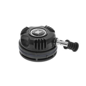 EXHAUST VALVE WITH CENTRAL BUTTON